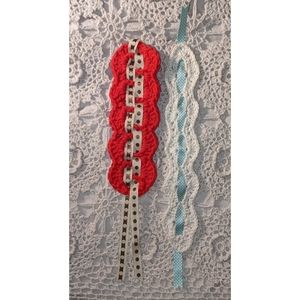 Bookmarkers Crochet Handmade Set of Two